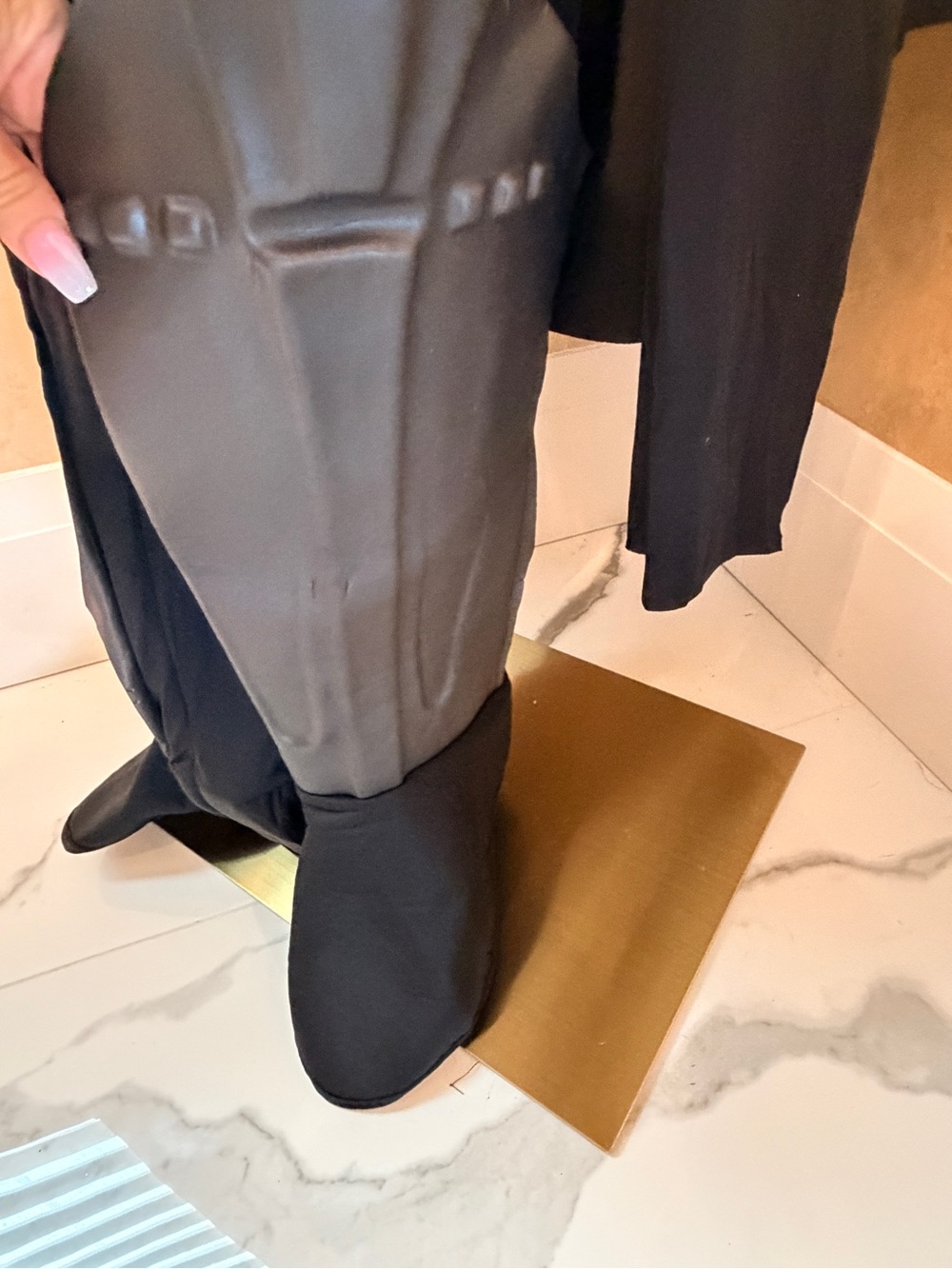 Star Wars Black Galactic Dark Lord Costume with Cape and Control Panel - Picture 10 of 16